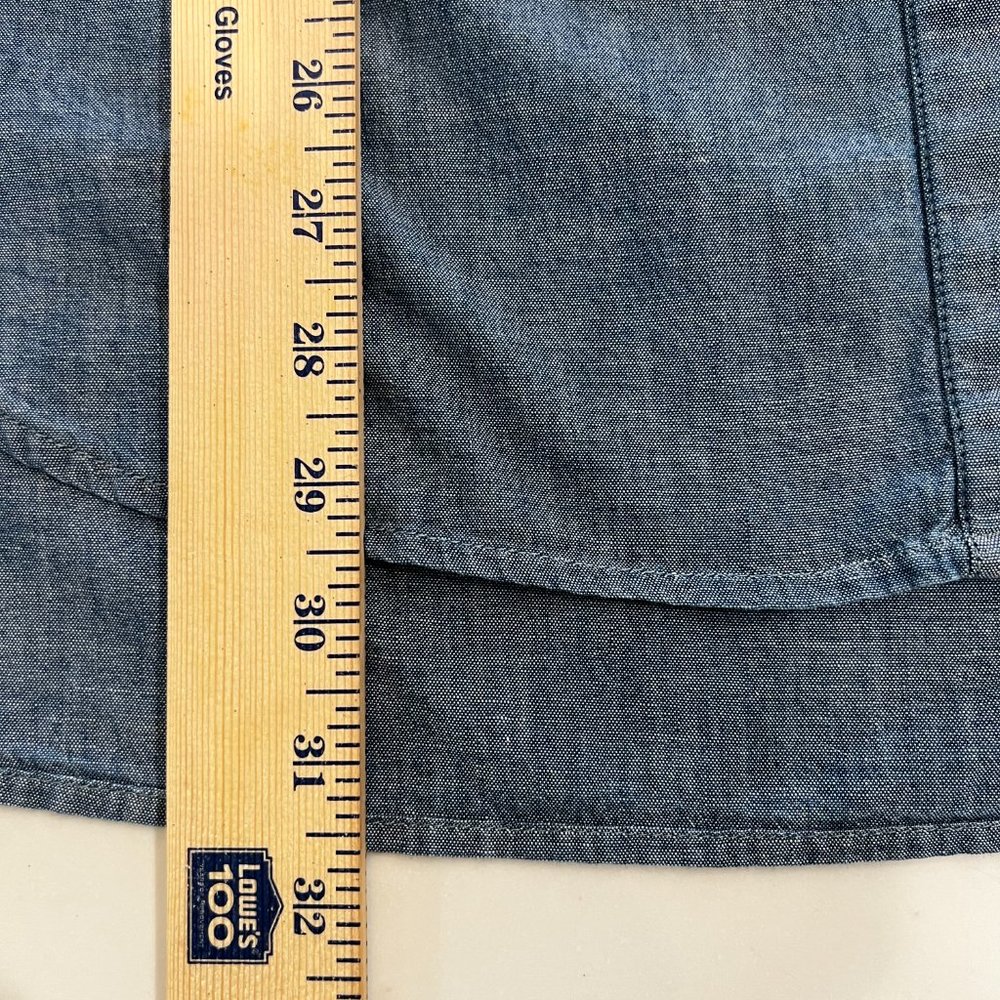 Lands End Petite chambray tunic - Picture 5 of 8
